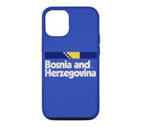 Drapeau rétro Bosnie-Herzégovine Bosna Bleu Coque pour iPhone 12/12 Pro