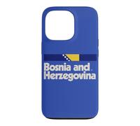 Drapeau rétro Bosnie-Herzégovine Bosna Bleu Coque pour iPhone 13 Pro