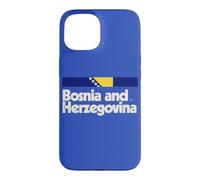 Drapeau rétro Bosnie-Herzégovine Bosna Bleu Coque pour iPhone 15