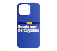 Drapeau rétro Bosnie-Herzégovine Bosna Bleu Coque pour iPhone 16 Pro