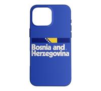 Drapeau rétro Bosnie-Herzégovine Bosna Bleu Coque pour iPhone 16 Pro Max