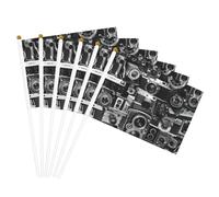 Drapeau rétro cool avec impression de collection d'appareil photo léger pour festival, décoration intérieure ou extérieure, défilé, fête, événements