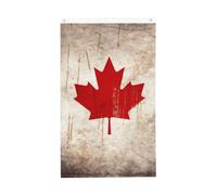Drapeau rétro du Canada 9,5 x 1,5 m - Drapeau vertical double face - Drapeau de jardin extérieur - Drapeau de cour - Drapeau amusant - Bannière de fête - Décoration de la maison - Drapeaux de jardin