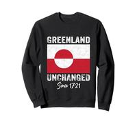 Drapeau rétro du Groenland Vintage - Inchangé Depuis 1721 Sweatshirt
