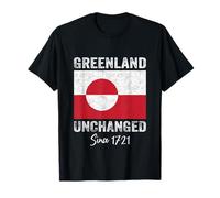 Drapeau rétro du Groenland Vintage - Inchangé Depuis 1721 T-Shirt