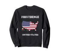 Drapeau rétro Providence États-Unis Vieilli Sweatshirt