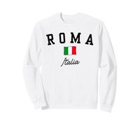 Drapeau rétro Vintage Roma Italia Pride Rome Italie Souvenir Sweatshirt
