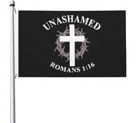 Drapeau Romains sans honte 1-16 3 x 5 pieds résistant aux UV Bannière saisonnière avec œillets en laiton pour extérieur et intérieur