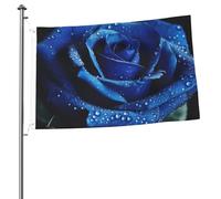 Drapeau rose bleue 6 x 0,9 m avec impression double face pour l'extérieur, les vacances, bannière cadeau avec œillets, toile de fond pour photo pour décoration intérieure et extérieure