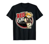 Drapeau Rouge Honey Girl Retro Varsity Bear Graphic T-Shirt