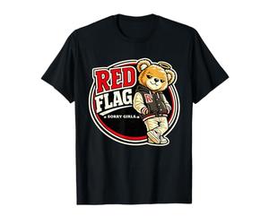 Drapeau Rouge Honey Girl Retro Varsity Bear Graphic T-Shirt