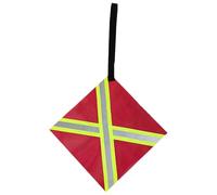 Drapeau Rouge Pour Chargement Camion - Drapeau de Sécurité pour Kayak,Accessoires De Poteau Réfléchissant À Haute Visibilité Pour Remorquage De Voiture, Camping-car, Attelage, Canoës, Vélo Et
