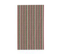 Drapeau rouge vert blanc rayé avec flocons de neige, 9,1 x 1,5 m, bannière de vœux avec œillets, décoration d'intérieur ou d'extérieur