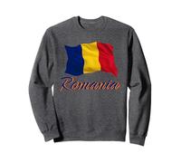 Drapeau roumain de la Roumanie Européen Hommes Femmes Enfants Sweatshirt