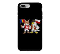 Drapeau Roumanie Pologne Racines roumaines Fier polonais Coque pour iPhone 7 Plus/8 Plus