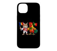 Drapeau Roumanie Portugal Racines roumaines Fier Portugais Coque pour iPhone 14 Plus