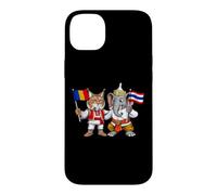 Drapeau Roumanie Thaïlande Racines roumaines thaïlandais Coque pour iPhone 14 Plus