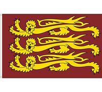 DRAPEAU ROYAL ANGLATERRE PLANTAGENET S. XII-XIII QUALITÉ SATIN PREMIUM. DIMENSION 150X90