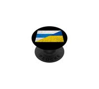 Drapeau Russe Anti-Guerre ukrainien - Filet de Drapeau de l'Ukraine PopSockets PopGrip Adhésif