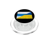 Drapeau Russe Anti-Guerre ukrainien - Filet de Drapeau de l'Ukraine PopSockets PopGrip pour MagSafe