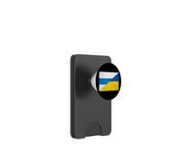 Drapeau Russe Anti-Guerre ukrainien - Filet de Drapeau de l'Ukraine PopSockets PopWallet pour MagSafe