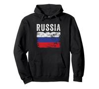 Drapeau Russe Vieilli - Homme, Femme, Enfant - Drapeau Russe Sweat à Capuche