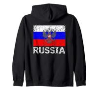 Drapeau Russe Vieilli Patriotique pour Hommes, Femmes, Enfants Russie Sweat à Capuche