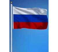 Drapeau Russie 90x150 cm - Russe - Polyester Premium avec Œillets en Laiton - Coutures Renforcées et Couleurs Vives - Idéal Intérieur/Extérieur, Supporters et Décoration