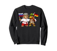 Drapeau Russie Allemagne Racines Russes Héritage Allemand Sweatshirt