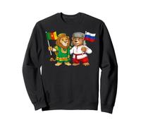 Drapeau Russie Cameroun Racines Russes-camerounaises Sweatshirt