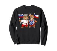 Drapeau Russie Chili Racines Russes Fier héritage chilien Sweatshirt
