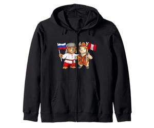 Drapeau Russie Pérou Racines Russes Fier héritage péruvien Sweat à Capuche