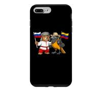 Drapeau Russie Venezuela Racines Russes Fier vénézuélien Coque pour iPhone 7 Plus/8 Plus