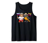 Drapeau Russie Venezuela Racines Russes Fier vénézuélien Débardeur