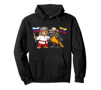 Drapeau Russie Venezuela Racines Russes Fier vénézuélien Sweat à Capuche
