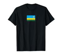 Drapeau rwandais du Rwanda T-Shirt Graphique avec Valeur