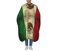Drapeau Sacré Du Mexique Rétro Homme Femme Capes De Coiffeur De Salon Pleine Longueur Cape De Coiffure Professionnelle Cape De Barbier Pour Usage Domestique Coupe De Cheveux 168X140Cm