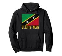 Drapeau Saint Kitts et Nevis - Indes occidentales Sweat à Capuche