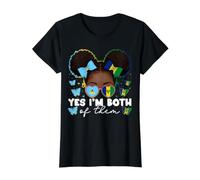 Drapeau Saint Lucien Saint Lucia St Vincent pour Enfant Fille T-Shirt Graphique avec Valeur