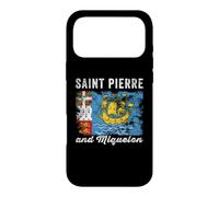 Drapeau Saint Pierre et Miquelon Vintage - Drapeau Saint Pierrais Coque pour iPhone 17 Pro Max