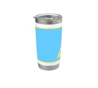 Drapeau Sainte Lucie Gobelet isotherme en acier inoxydable double paroi