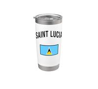 Drapeau Sainte Lucie Gobelet isotherme en acier inoxydable double paroi