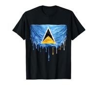 Drapeau Sainte Lucie T-Shirt