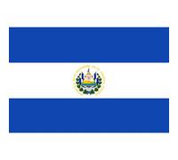 Drapeau Salvador (5x3.3cm) - Sticker/Autocollant