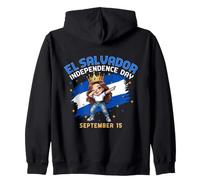 Drapeau salvadorien du 15 Septembre Sweat à Capuche