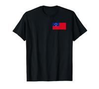 Drapeau Samoa des Samoa T-Shirt Graphique avec Valeur