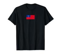 Drapeau Samoa des Samoa T-Shirt Graphique avec Valeur