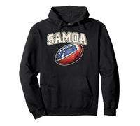 Drapeau Samoa Rugby Ballon Polynésien Pride Sports Sweat à Capuche