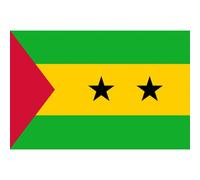Drapeau Sao Tomé-Et-Principe (15x10cm) - Sticker/Autocollant
