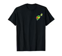 Drapeau São Tomé et Principe Carte du Golfe de Guinée Vintage T-Shirt